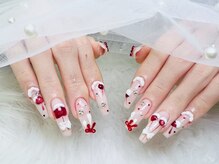 ラッキーネイル(lucky nail)/バレンタインネイル