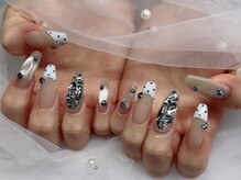 ネイル アヴァンス JR和歌山店(Nail AVANCE.)/【sherry】ブルー好きのワンホン