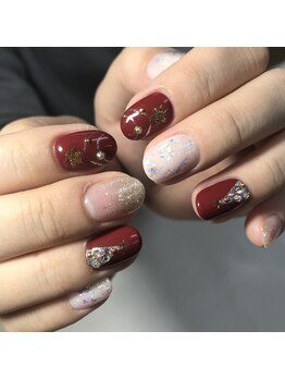 プラスワン/クリスマスネイル