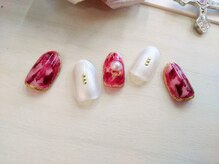 ネイルサロンカリプソ(Nail Salon Calypso 2)/赤べっ甲ネイル☆