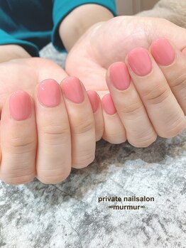 プライベート ネイルサロン マーマ(murmur)/ちゅるんピンク