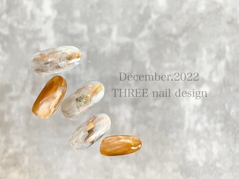 スリー(THREE)/December 2022/nail desing