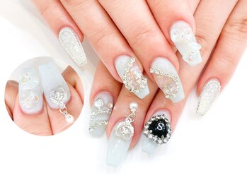 ネイルコレクション ピンク(Nail Collection Pink)/スカルプ放題★くり抜きハート