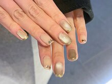 サクノネイル(SAKUNONAIL)/ハートホロマグミラーネイル