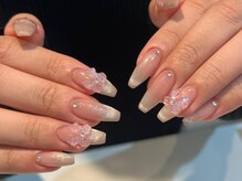 シェリーラメール 新宿店(cherie la mer)/リボンネイル