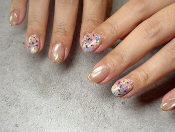 ナナネイル(7.Nail)/押し花ネイル