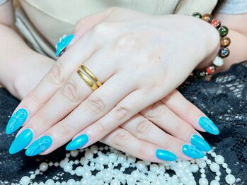 ナナネイル(Nana Nail)/爽やかな夏ネイル♪