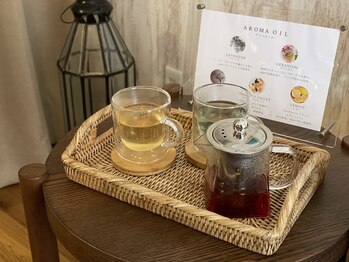 至福のとき 福岡警固店/施術の効果を高めるハーブティー