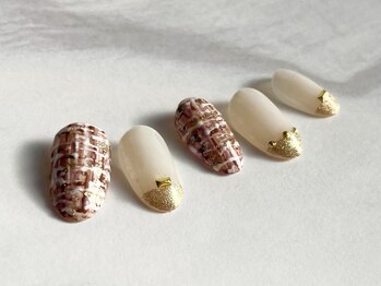 クルタネイル(KULTA NAIL)/ツイードネイル