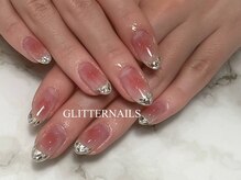 グリッターネイル(GLITTER NAILS)/チークネイル