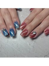 シュピー 塚本店(Spie)/#マグネットネイル