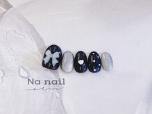 エヌエー(NA)/かわいいリボンネイル