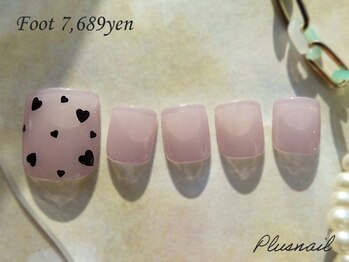 プラスネイル 池袋西口店(PLUS NAIL)/【1688】トレンド☆ハートネイル