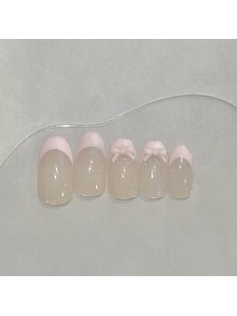 ピンクフレンチネイル