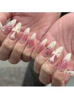 サロン アクア(salon AQUA)の写真/【1本単位OK！】自爪の形が気になる／綺麗に伸ばせない方も◎憧れのシュッとしたキレイな指先に★