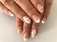 ネイルアンドコー (Nail&co.)/リボンフレンチネイル
