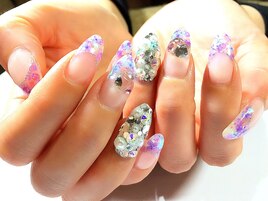 カラフルビジュー【Cher nail】