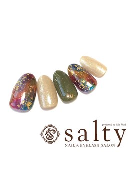 ネイルアンドアイラッシュサロン ソルティ 寺田町(salty)/10本アートコース