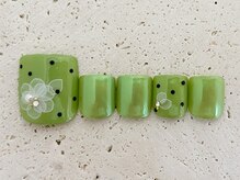 タフィーネイル 宜野湾コンベンションシティ店(TaffyNail)/フット グランドデザイン 6990円