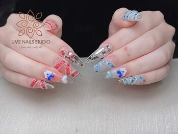 ウメネイルスタジオ(UME NAIL STUDIO)/長さだしやり放題×つけ放題