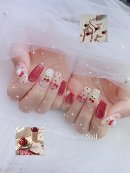 エトワネイルトウキョウ(Etoi Nail Tokyo)/さくらんぼネイル
