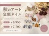 【秋の定額アート】≪秋カラー定額アートネイル≫¥7700