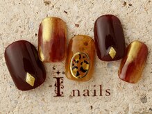 アイネイルズ 町田店(I nails)/ゴールドシアーレオパード8480円