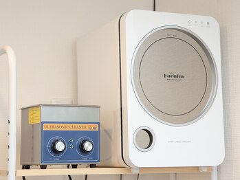 ダコード(D'accord)/お客様ごとに徹底殺菌!