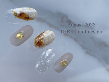 スリー(THREE)/August.2022/nail design 