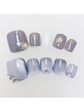 ネイル アンド アイラッシュ ヨンマルニ(Nail&eyelash 402)/☆フットシンプルデザイン☆