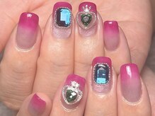 モルフォ 千駄ヶ谷(Morpho)/キラキラビジューグラデーション