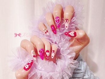 ワンホンネイル 新宿(Rumi Nail)/長さだし/海外風ネイル/個性派