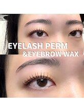 ルナアイラッシュ 渋谷店(Luna eyelash)/まつげパーマ上＆アイブロウWAX