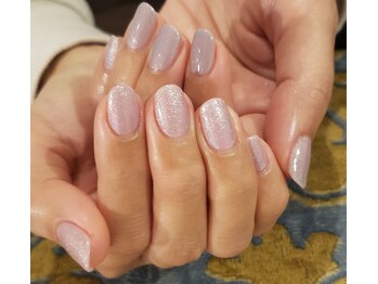 ネイルサロン リスタ(Rista)/マグネット　ワンカラー　ミラー