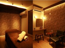 貴宝石岩盤浴ホットヨガスタジオ ぷりずむ/完全個室施術＆メイクコーナー