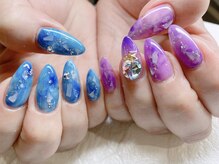 ネイルキュート アンド クールラッシュ 亀有店(nailcute & CoolLash)/マーメイドネイル♪