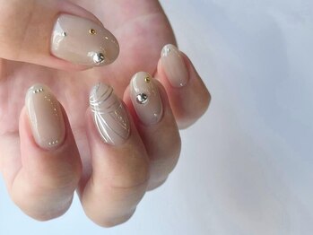 アイネイルズ 梅田店(I nails)/Shikumo限定繊細ニュアンス