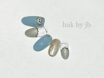 ハク ネイル バイジェービー 稲毛(hak nail byjb)/ハロウィンデザイン　9900