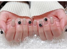 レアネイル 新宿(le'a nail)/薔薇ネイル