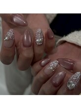 ネイルクイーン(Nail Queen)/定額ツイードネイル¥9000♪