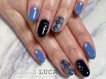 ネイルアトリエルカ(nail atelier LUCA)/W-542 マグネットアーガイル柄