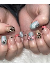 夏ネイル/渋谷ネイル/フィルイン
