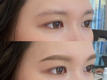 ビューティーガーデン イースの写真/【お肌に優しい】ハサミしか使わないので肌負担がほぼありません。一本ずつの濃度調整も魅力です！！