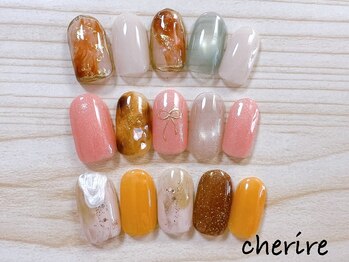 シェリール 北千住(Cherire)の写真/3種類の定額コース《ナチュラル¥5478/ミディアム¥6578/エレガンス¥7678》をご用意!指先からオシャレに♪