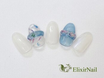 エリクサーネイル 五反田(Elixir Nail)/定額b カジュアル/クーポン使用