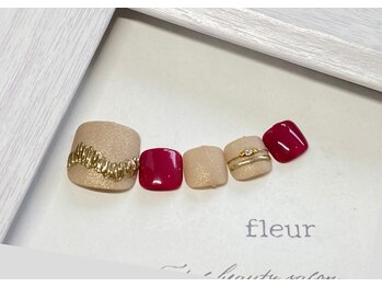 トータル ビューティ サロン フルール(Total Beauty Salon FLEUR)/フットネイルEコース12100円