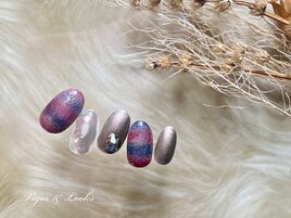10月限定 秋ネイル ニュアンス