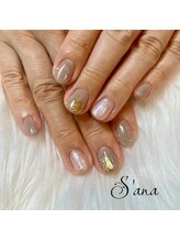 サナ 久が原 千鳥町(S’ana)/シンプルネイル¥7500