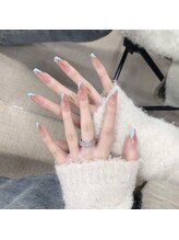 ムニ(muni)/チークフレンチネイル♪