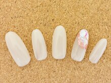 ネイルエイム(Nail eim)/シンプル★お花★カラグラ